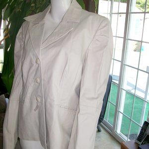 Women's Leather Blazer